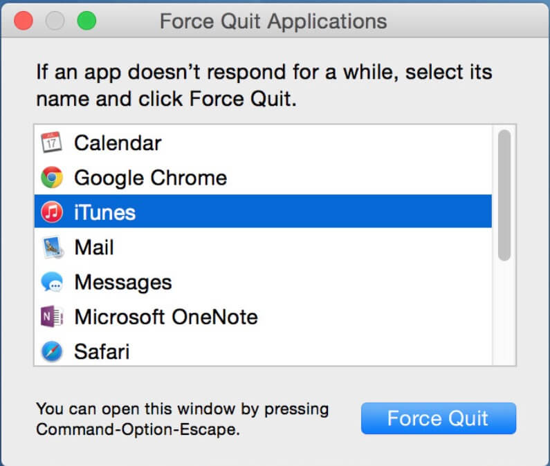 Mac Force Quit App Shortcut